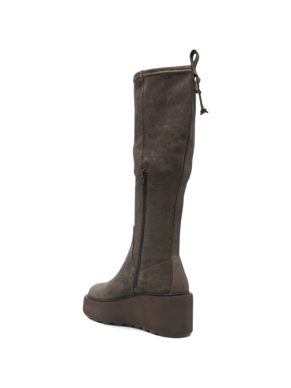 CAFèNOIR wedge-heel boots Bruin