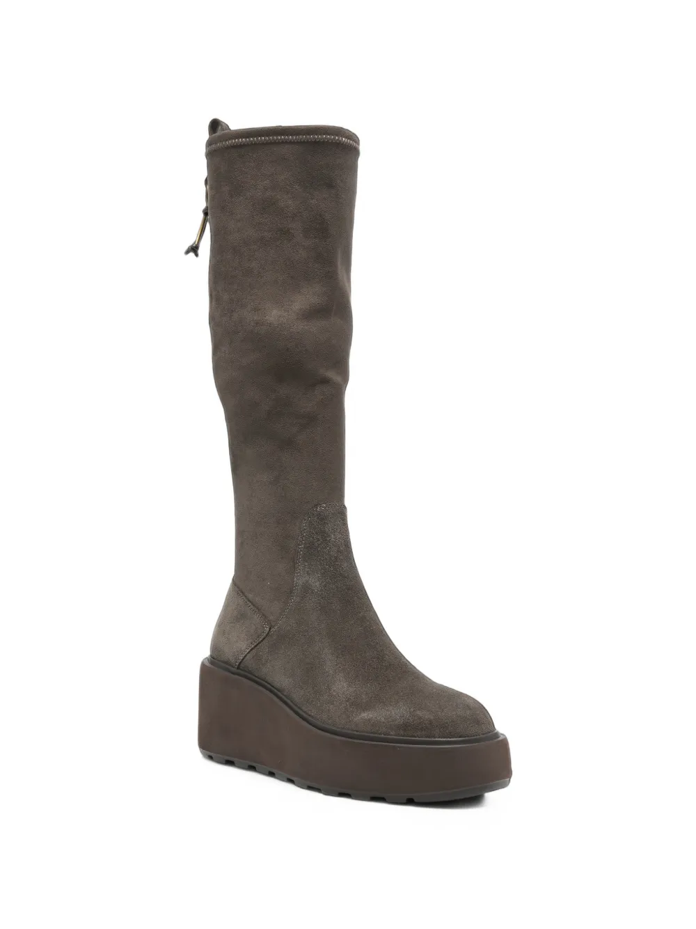 CAFèNOIR wedge-heel boots Bruin