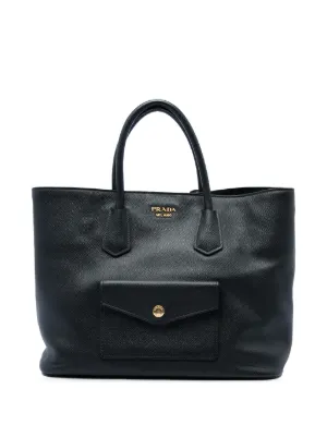 Prada Pre-Owned 2010-2026 Medium Saffiano Lux Galleria Double Zip