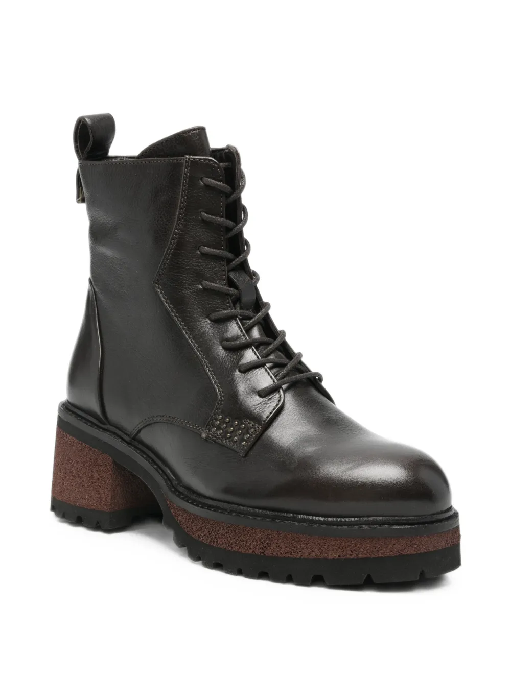 CAFèNOIR lace-up platform boots Bruin