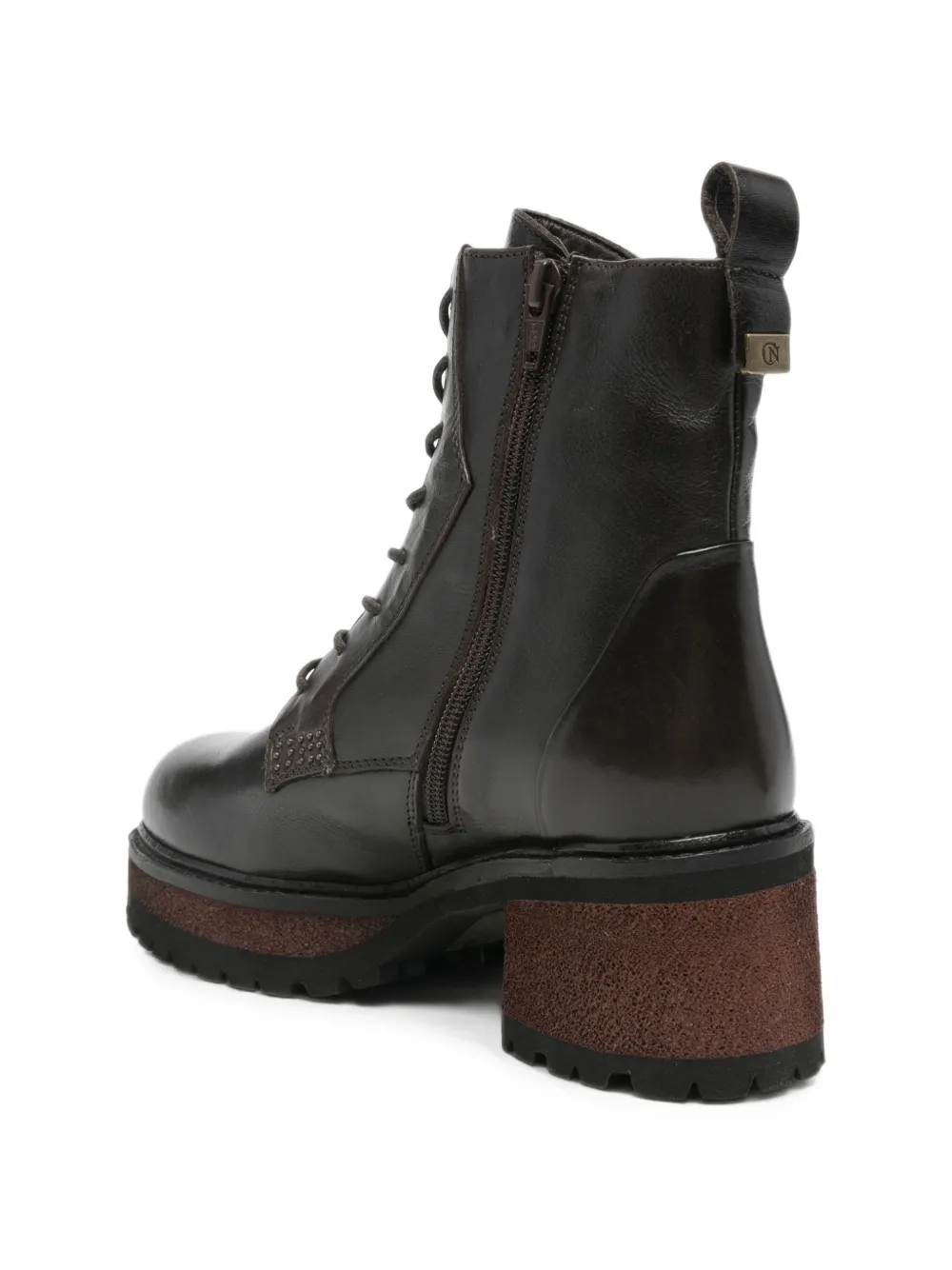 CAFèNOIR lace-up platform boots Bruin
