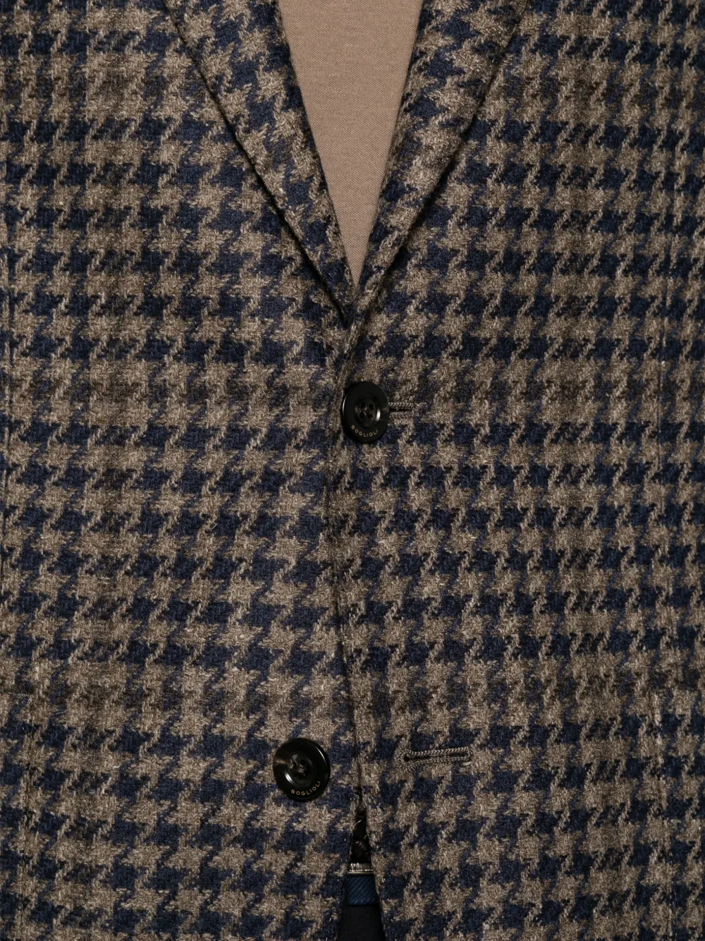 Boglioli Houndstooth-pattern Blazer In Multi