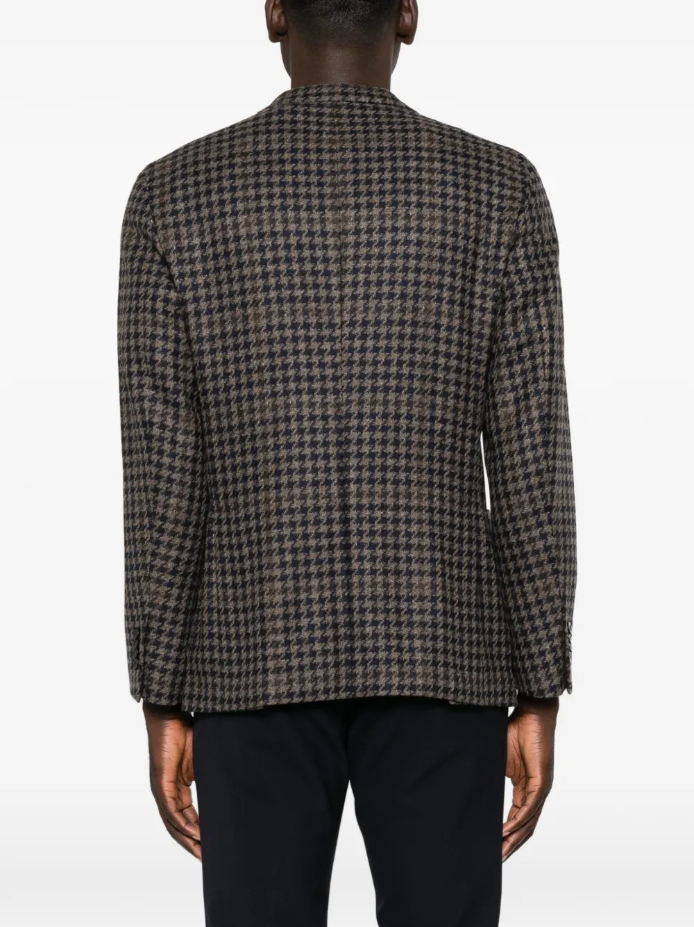Boglioli Houndstooth-pattern Blazer In Multi