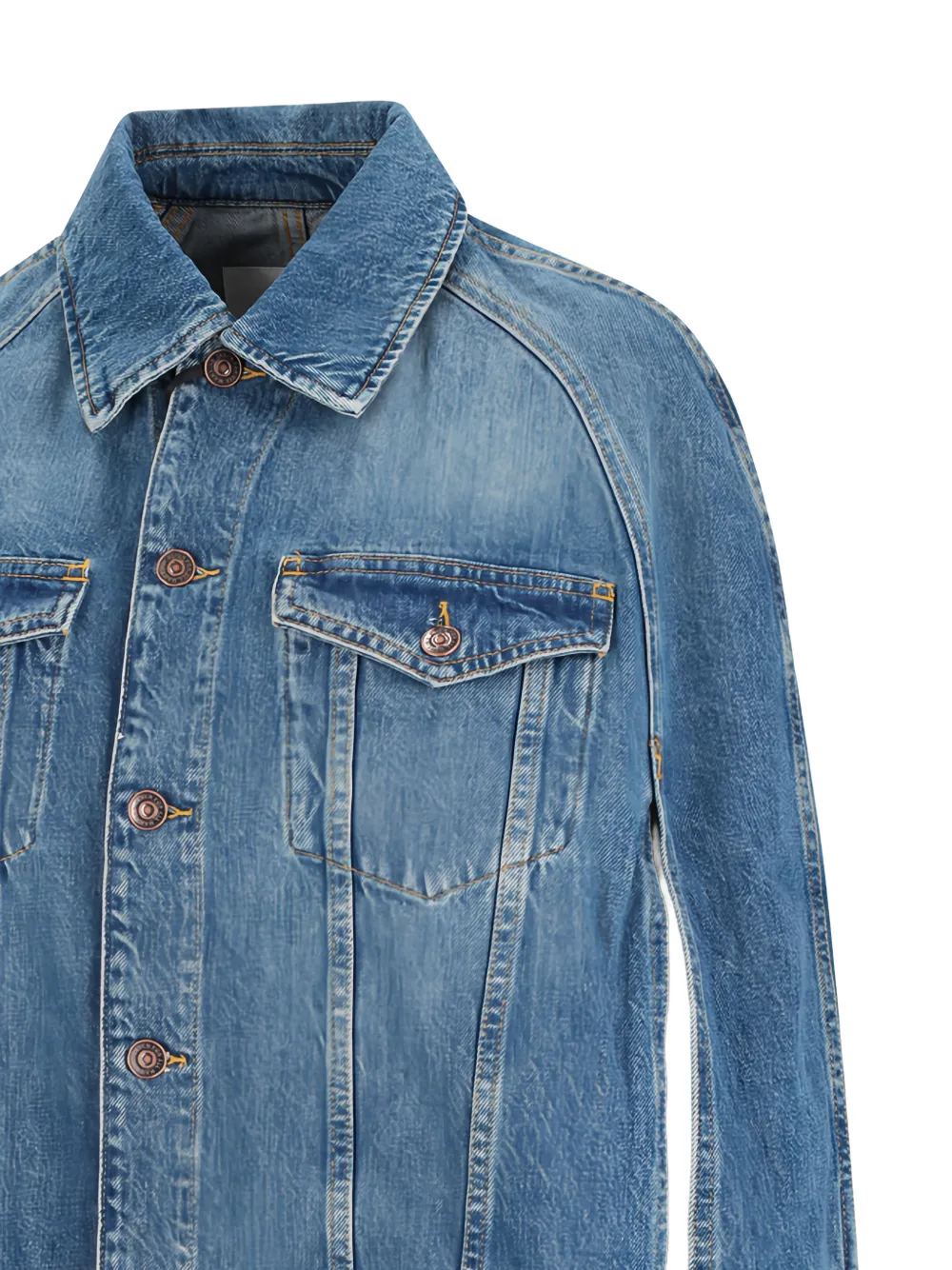 7 For All Mankind Midtown cape Blauw