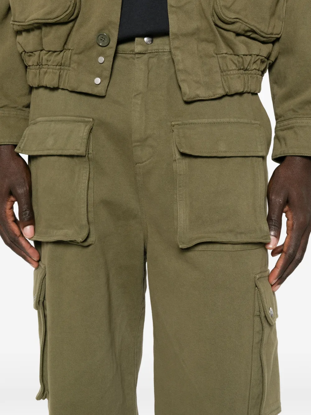 RHUDE Cargo shorts Groen