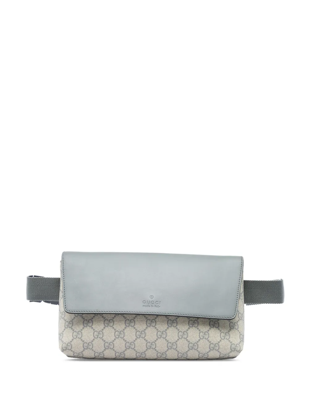 Gucci Pre-Owned 2016-2026 GG Supreme Flap belt bag - Neutrals