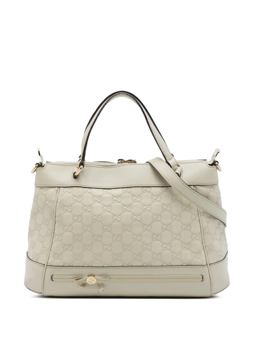 Gucci Pre-Owned 2016-2026 Guccissima Mayfair Satchel-Tasche - Braun