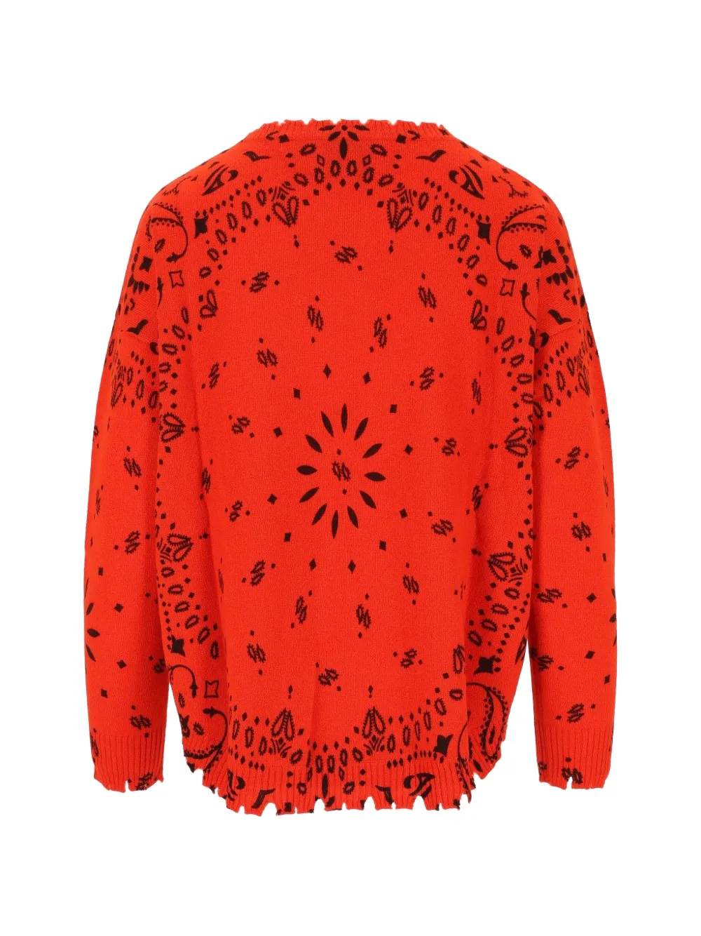 kujten Mela trui met bandana-print Oranje
