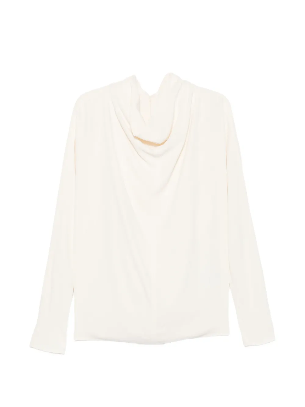 TOTEME cowl-neck draped top - Neutrals