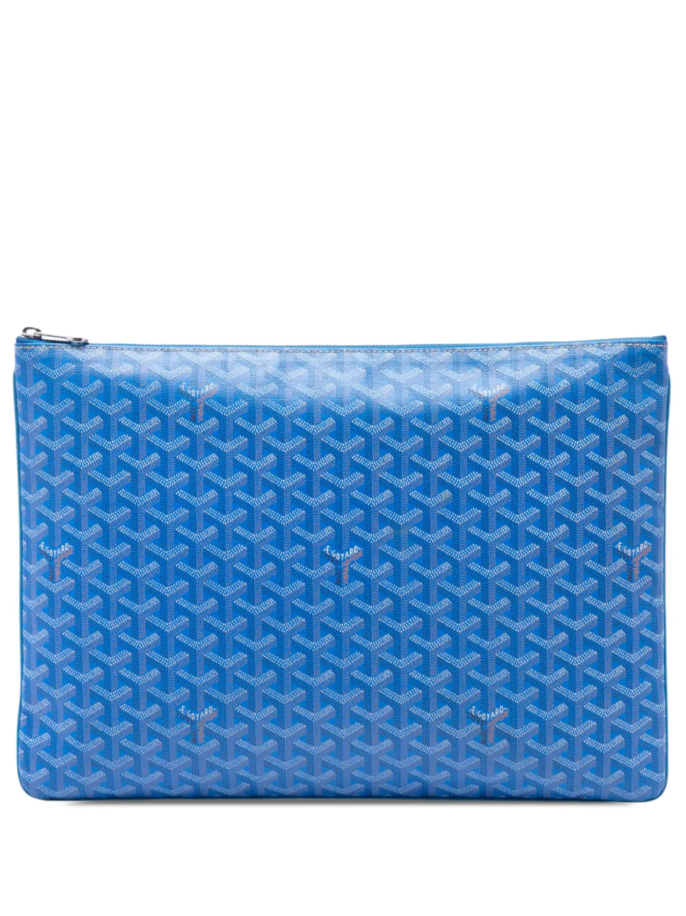 Goyard Pre-Owned pochette Goyardine Senat GM (2014) - Bleu Goyard Pre-Owned pochette Goyardine Senat GM (2014) - Bleu