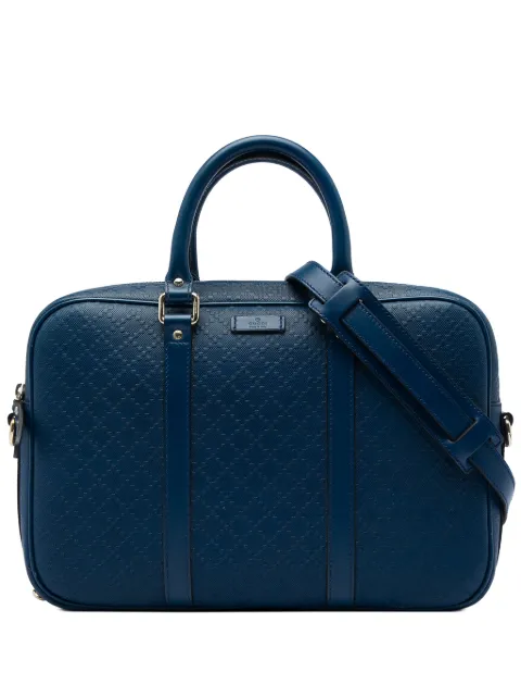 Gucci Pre-Owned 2016-2026 Medium Diamante Bright Calfskin business bag