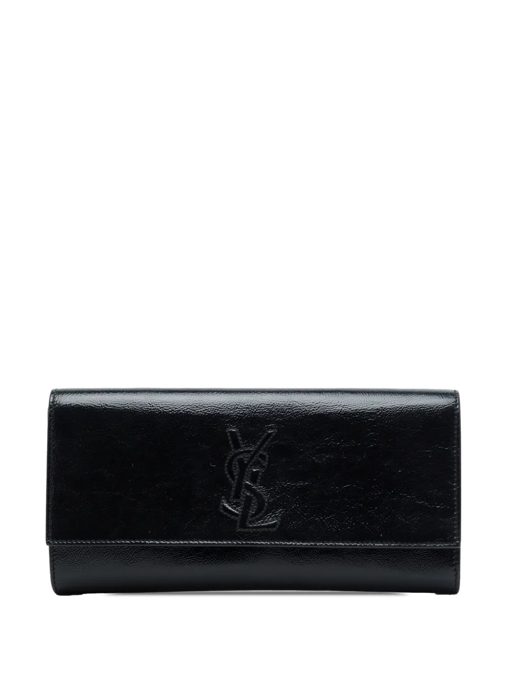 Saint Laurent Pre-Owned 1991 Patent Belle Du Jour clutch bag - Nero