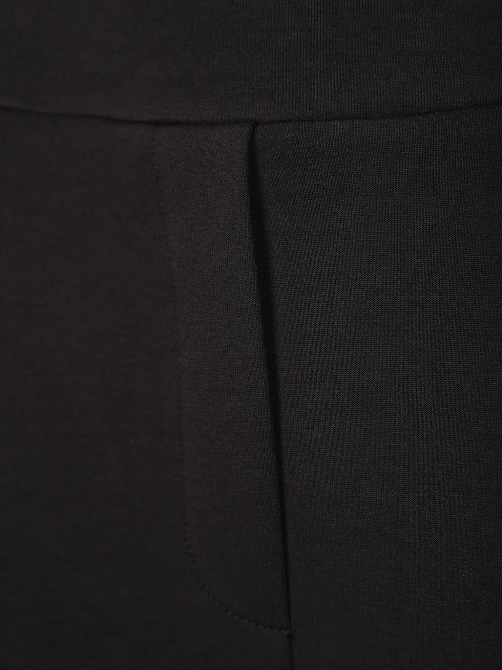 OWN Broek met omgeslagen pijpen Zwart