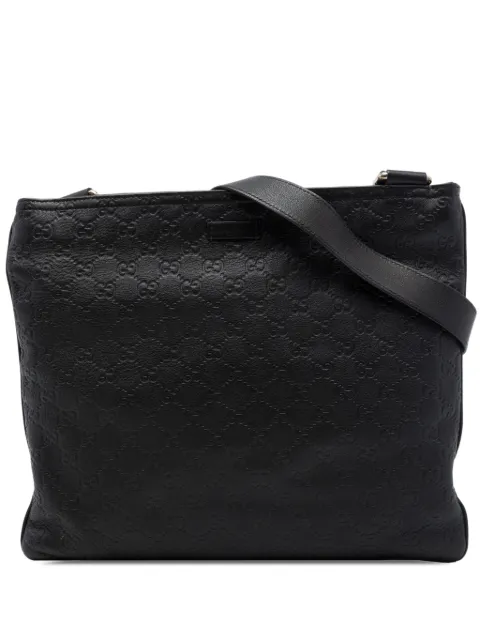 Gucci Pre-Owned bolsa crossbody Guccissima 2016-2026