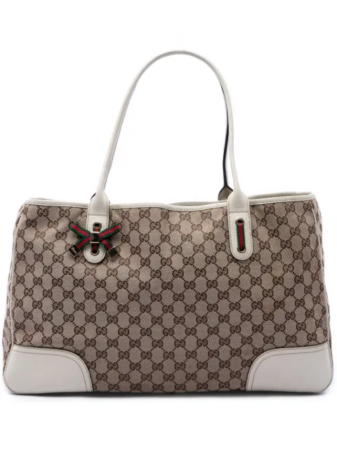 Gucci Pre-Owned 2016-2026 GG Canvas Web Princy tote bag