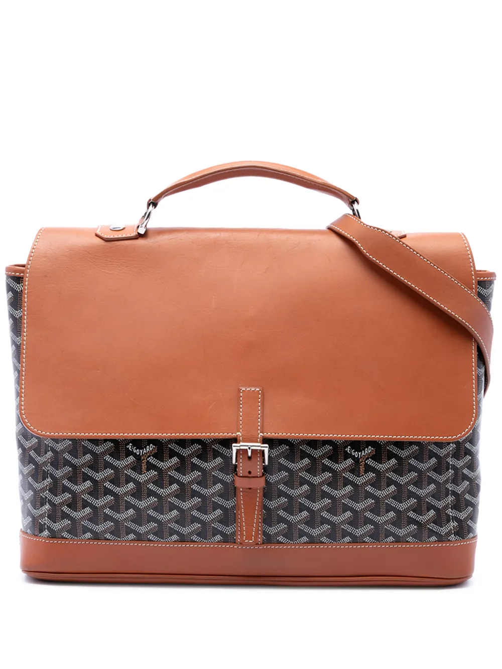 Goyard Pre-Owned sacoche Goyardine Citadin (2018) - Marron Goyard Pre-Owned sacoche Goyardine Citadin (2018) - Marron