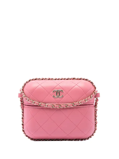 CHANEL Pre-Owned 2021-2026 Mini Quilted Lambskin Chain Around Vanity Case crossbody bag