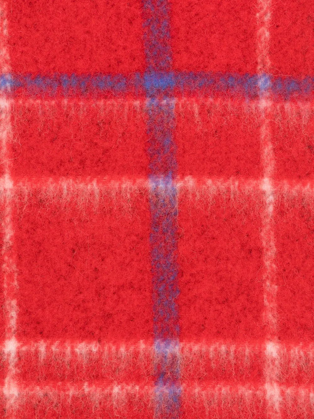 Vivienne Westwood Sjaal met tartan ruit en franje Rood