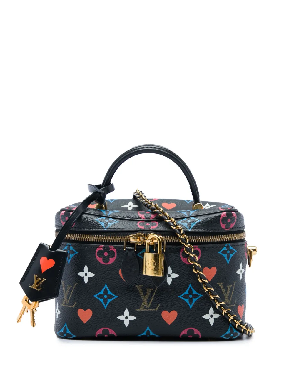 Louis Vuitton Pre-Owned 2020 Monogram Game On Case PM vanity bag - Nero