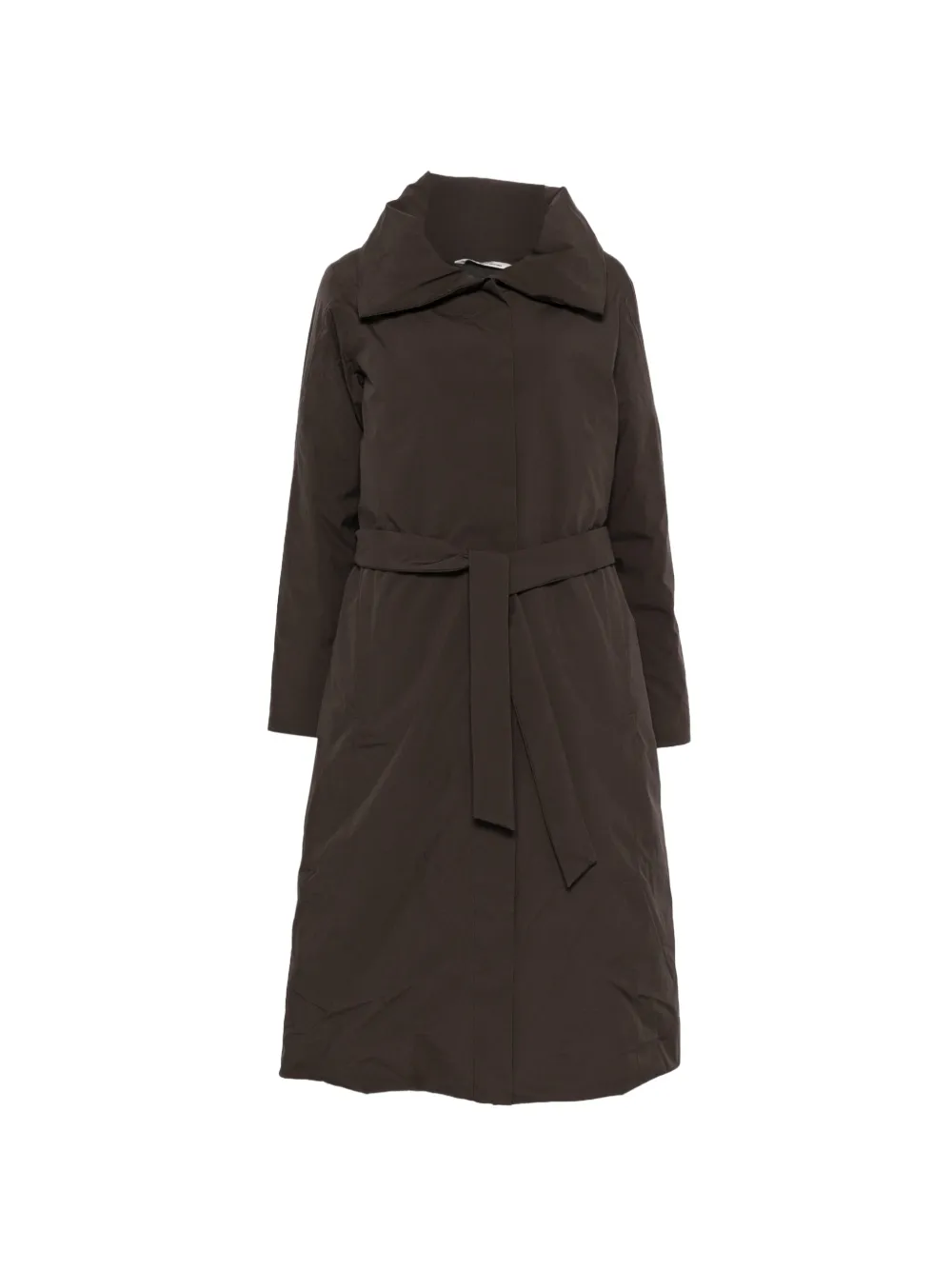 Tretorn manteau ceinturé à col montant - Marron Tretorn manteau ceinturé à col montant - Marron