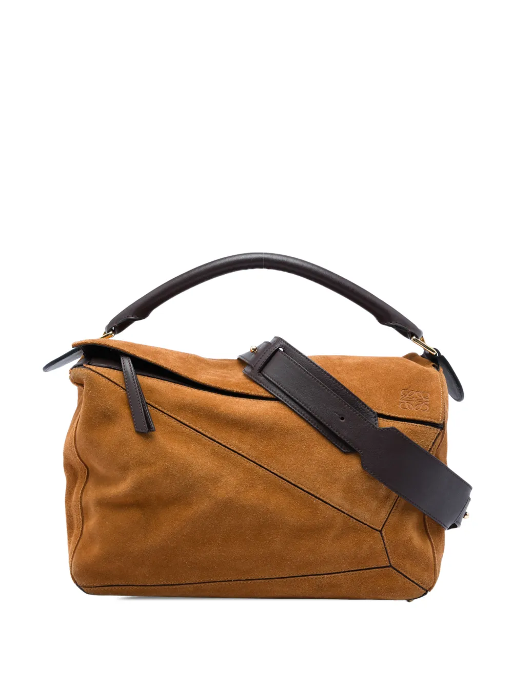 Loewe Pre-Owned 2015 große Puzzle Satchel-Tasche - Braun