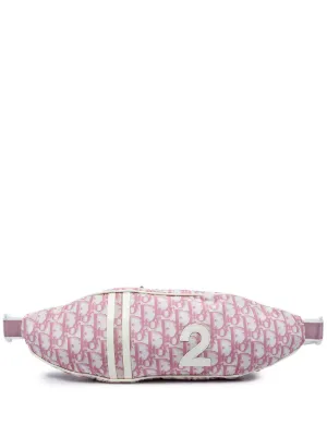 Christian Dior Pre-Owned Trotter Print Belt Bag | Pink | FARFETCH