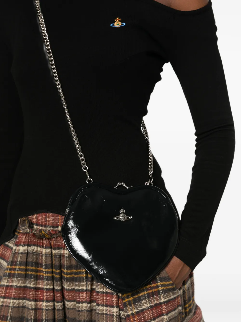 Vivienne Westwood Belle Heart shopper met Orb-detail Zwart