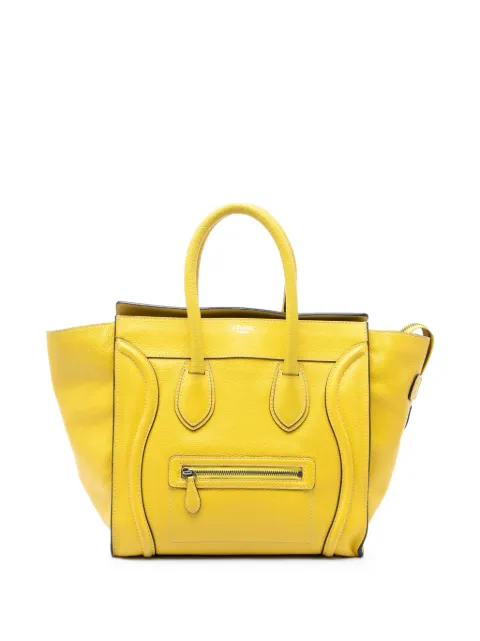 Celine Pre-Owned 2012 Mini Drummed Calfskin Luggage tote bag