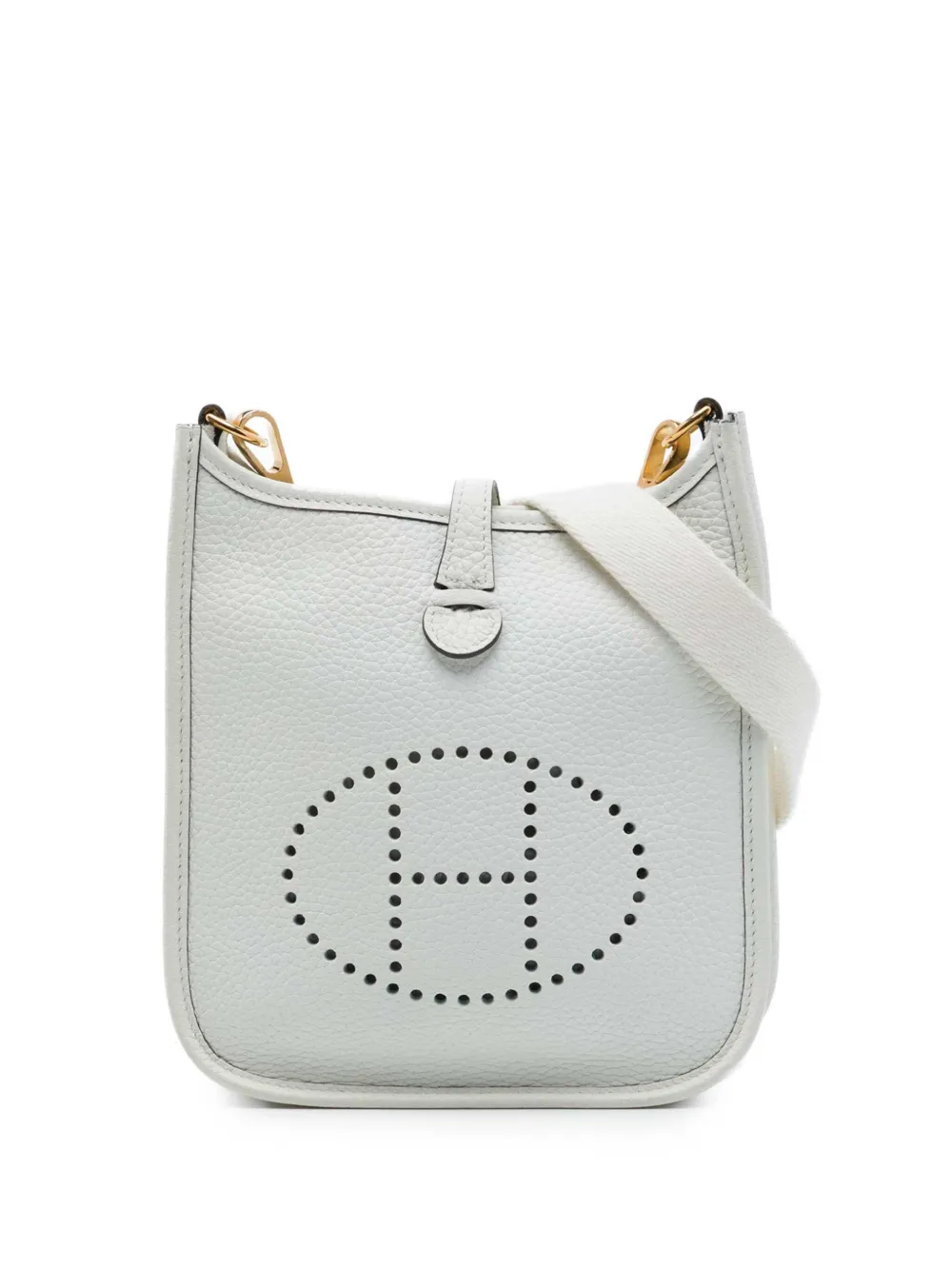 Hermès Pre-Owned 2023 Clemence Evelyne I Amazone Umhängetasche 16cm - Blau