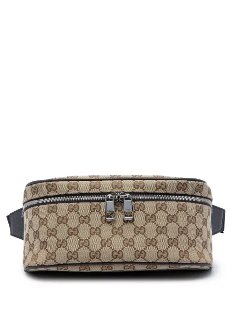 Gucci Pre-Owned cangurera de lona GG 2016-2026