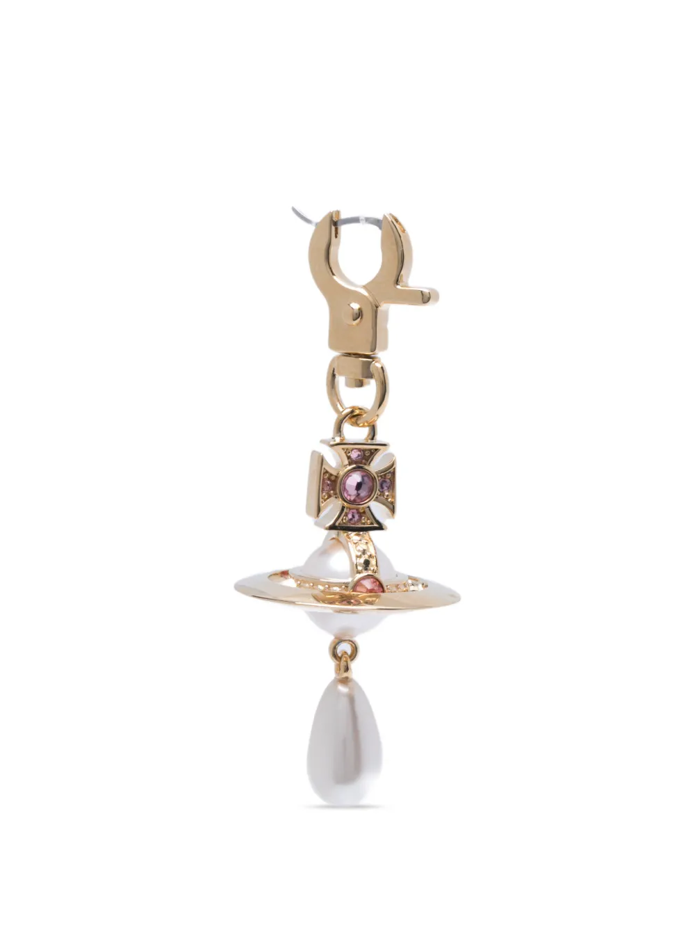 Vivienne Westwood Aïda Orb crystal-embellished drop earrings - Oro
