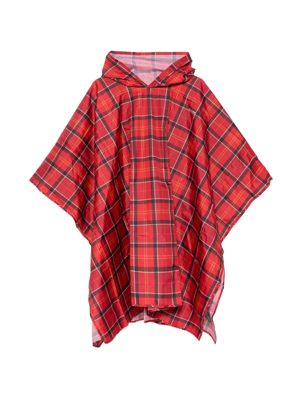 Barbour Tartan hooded poncho