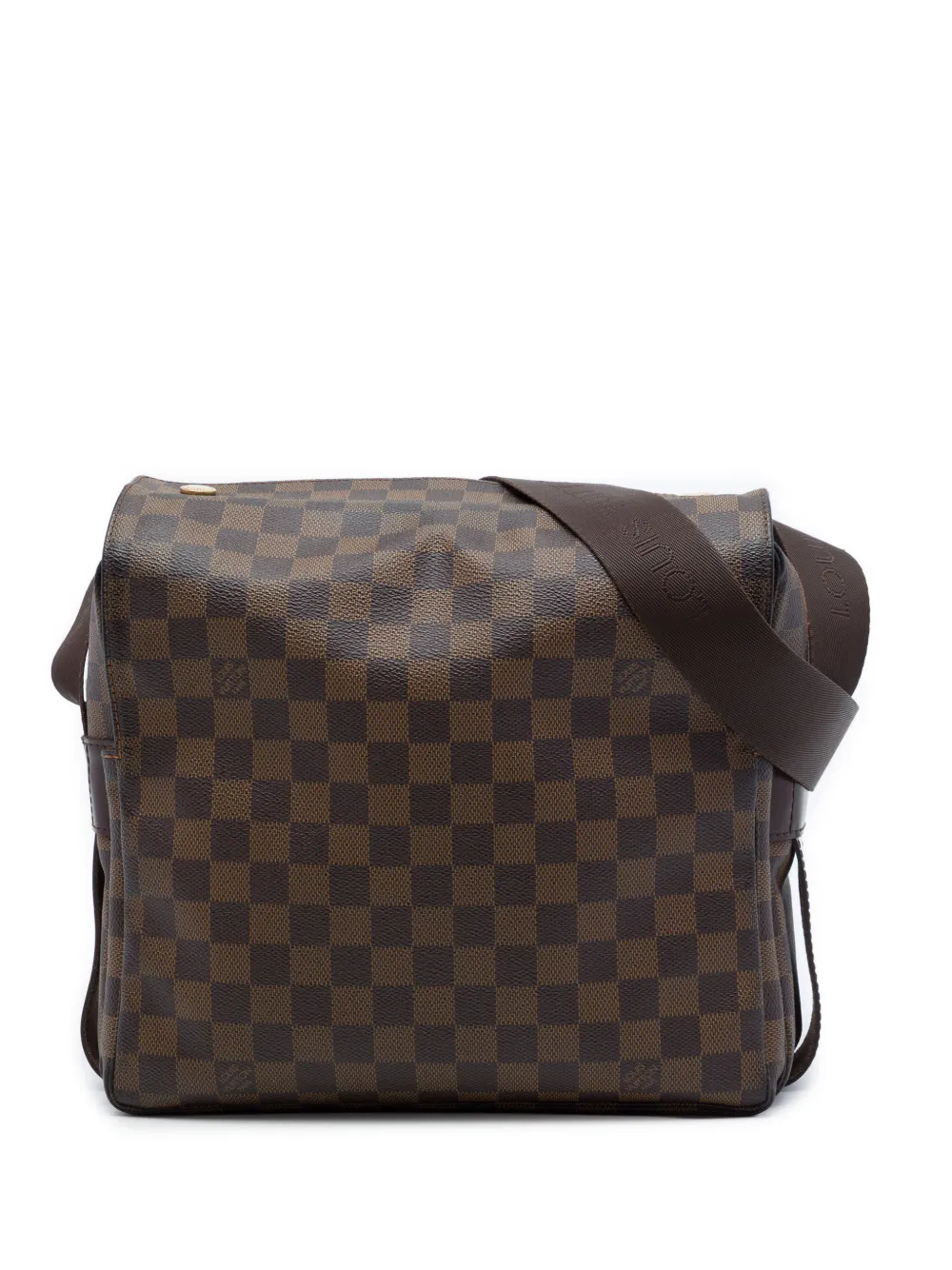 Louis Vuitton Pre-Owned 2008 Damier Ebene Naviglio crossbody bag - Marrone