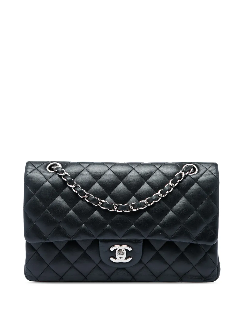 CHANEL Pre-Owned 2011 Medium Classic Lambskin Double Flap shoulder bag - Nero