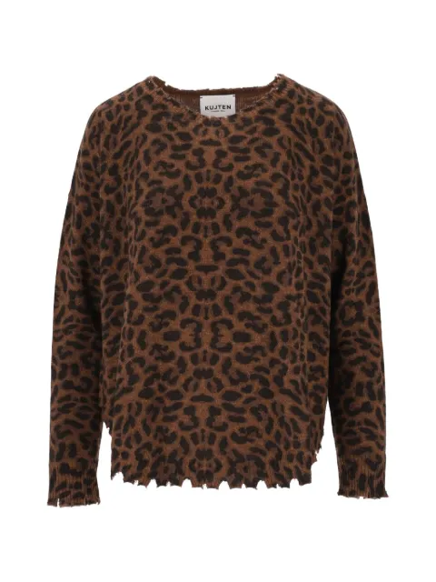kujten Melah leopard-print sweater