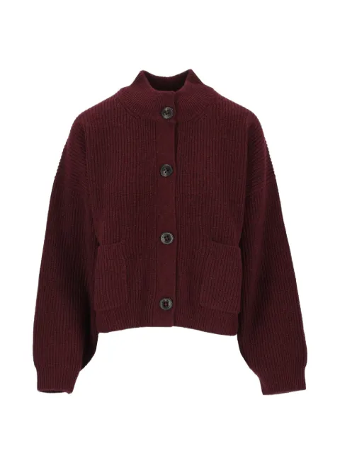 kujten Milan ribbed-knit cashmere cardigan