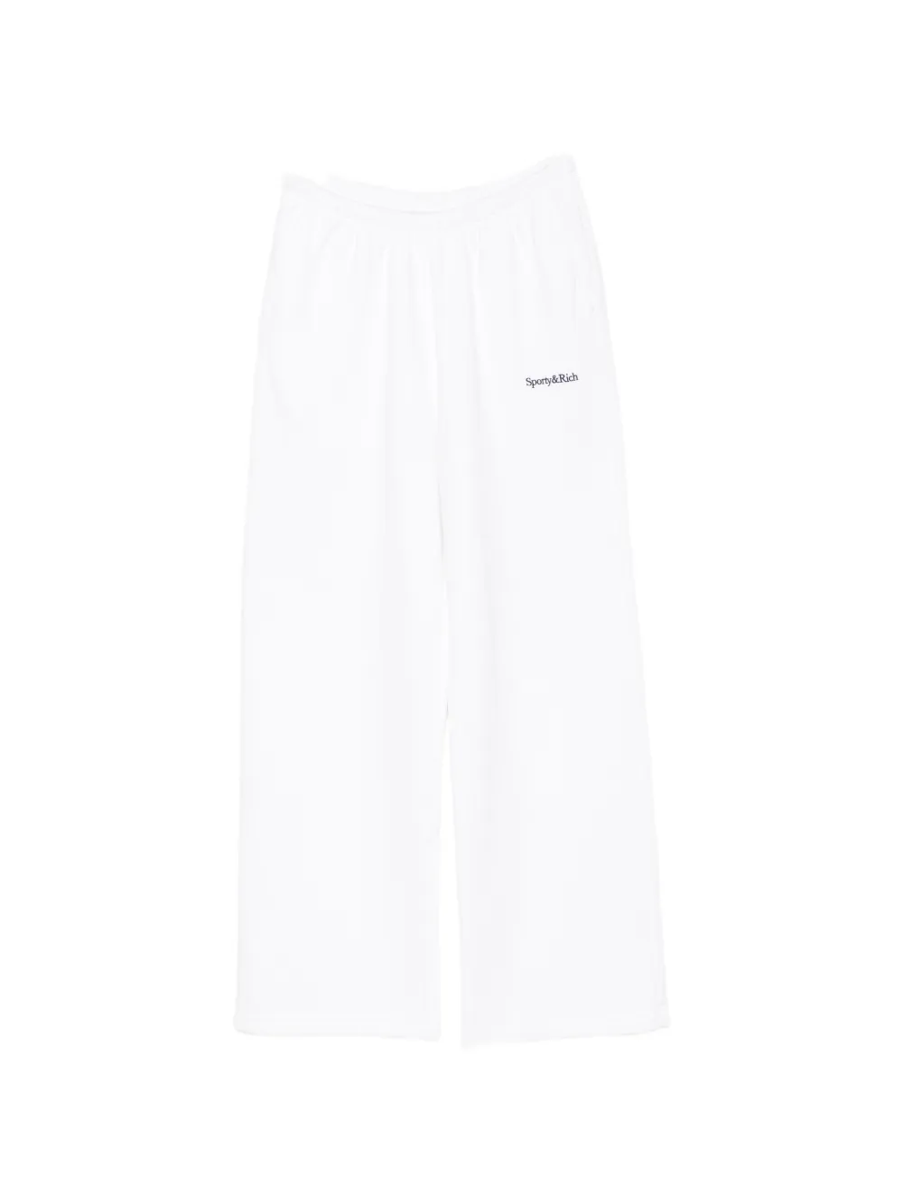 Sporty & Rich Besma logo-embroidered track pants