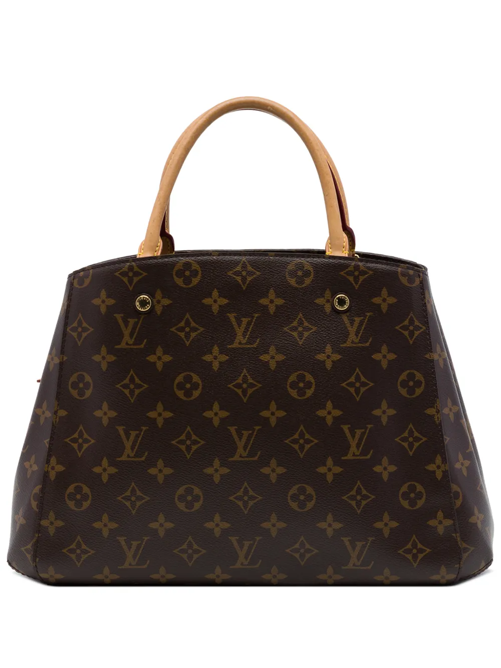 Louis Vuitton Pre-Owned 2014 Montaigne MM Satchel-Tasche - Braun