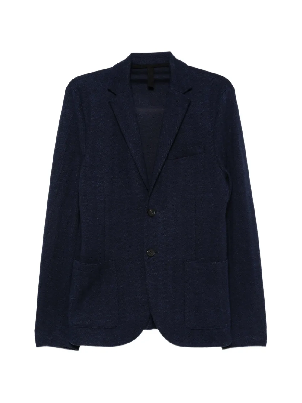 Harris Wharf London herringbone-knit blazer - Blu