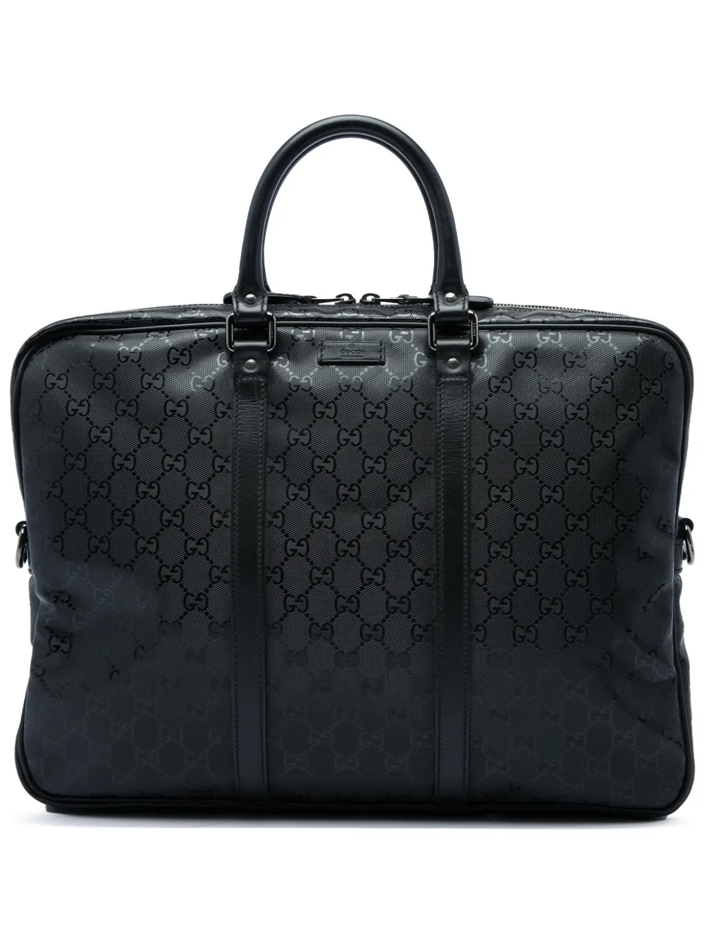 Gucci Pre-Owned sacoche à motif GG (2016-2026) - Noir Gucci Pre-Owned sacoche à motif GG (2016-2026) - Noir
