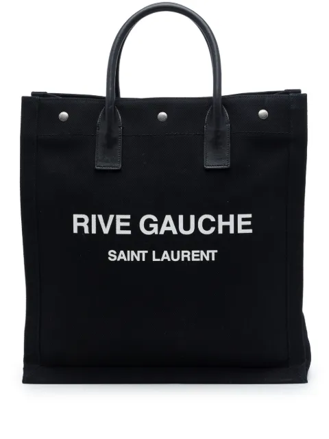 Saint Laurent Pre-Owned 2021 Canvas Rive Gauche North South tote bag