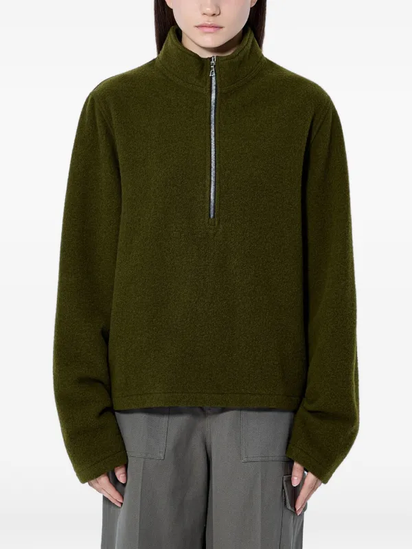 Rier Half-zip Sweater in Green