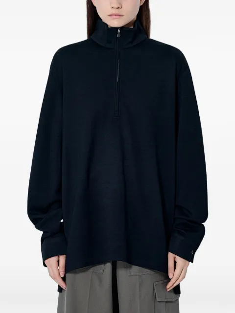 Rier half-zip long-sleeve top