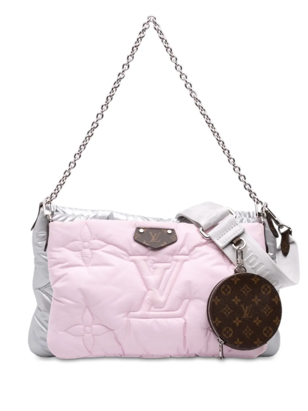 Louis Vuitton Pre-Owned grand sac à bandoulière monogrammé Econyl Pillow Multi Pochette Accessoires (2021-2026) - Rose