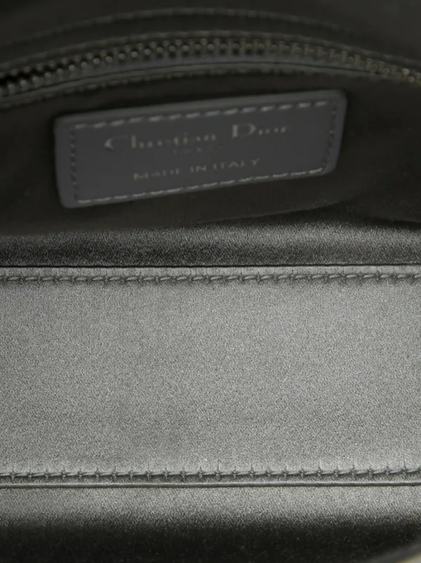 Christian Dior Pre-Owned 2018 Mini Satin Cannage Crystal