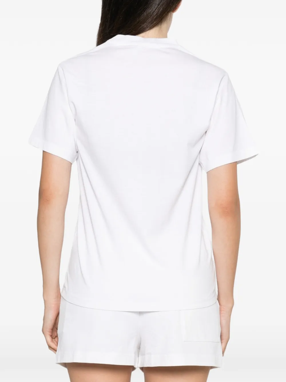 Sporty & Rich T-shirt met logoprint Wit