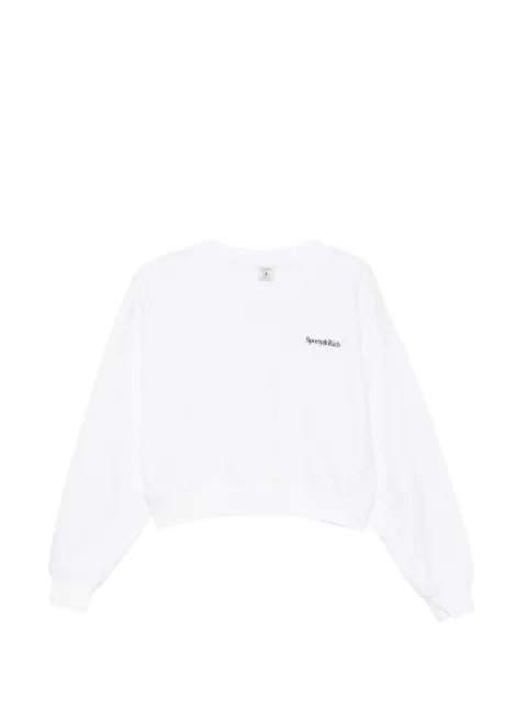 Sporty & Rich Elza クロップド スウェットシャツ