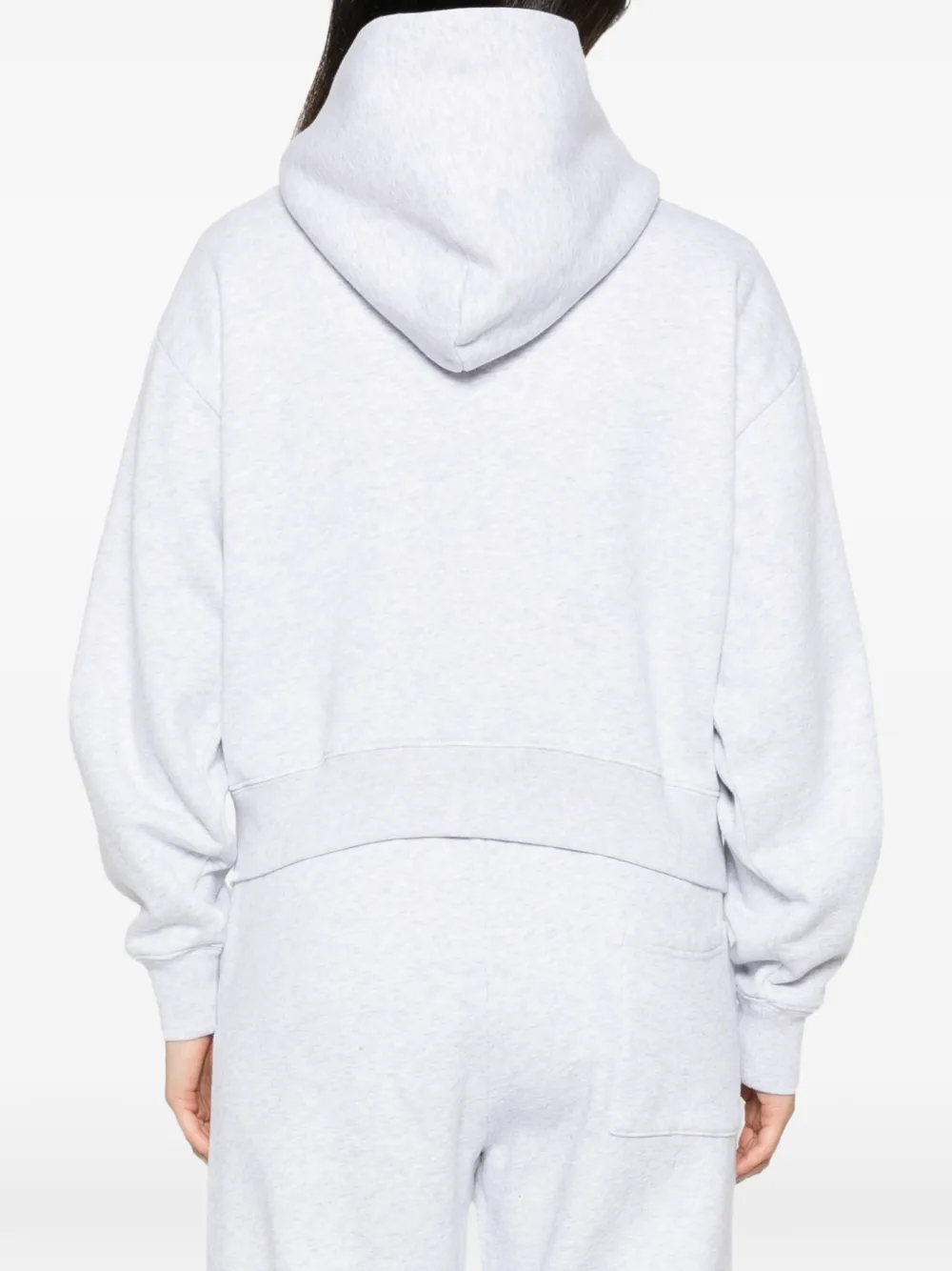 Sporty & Rich Hoodie met rits Grijs