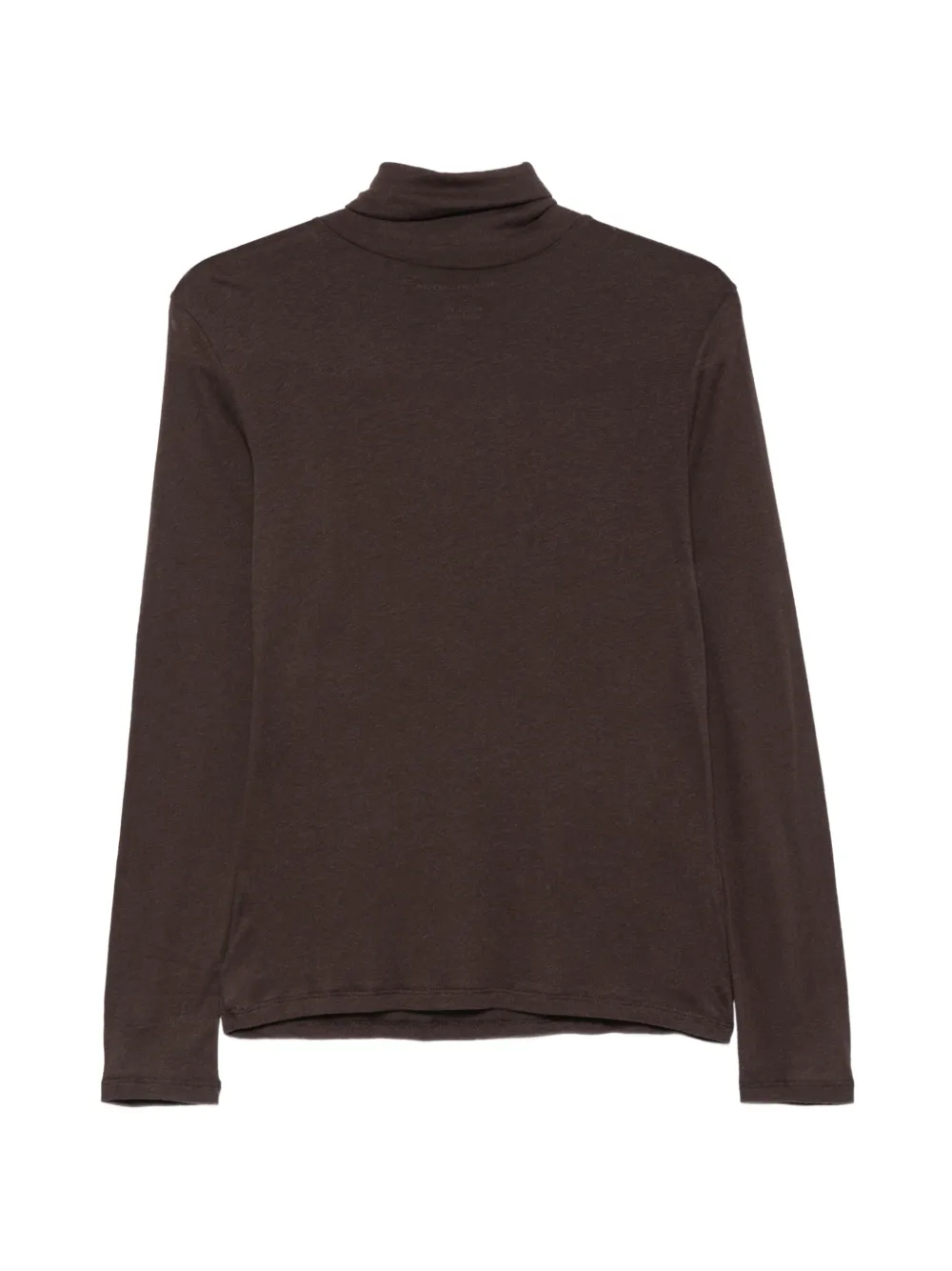 Majestic Filatures Top met col Bruin