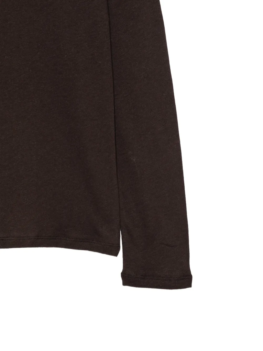 Majestic Filatures Top met col Bruin